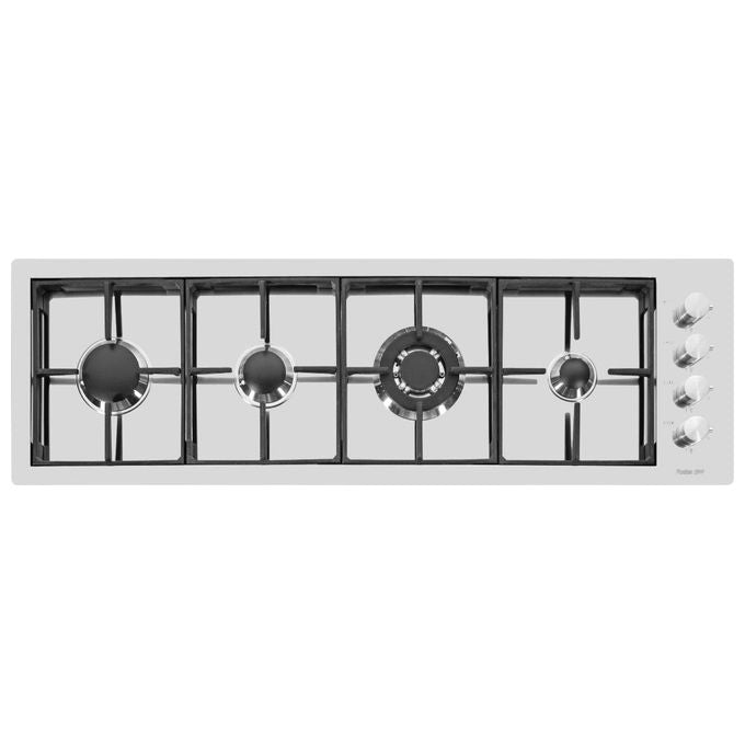 Foster 7259 042 Linea S4000 Line Piano Cottura a Gas 4 Zone Griglie in ghisa  Bruciatori III serie 118 cm Inox Spazzolato