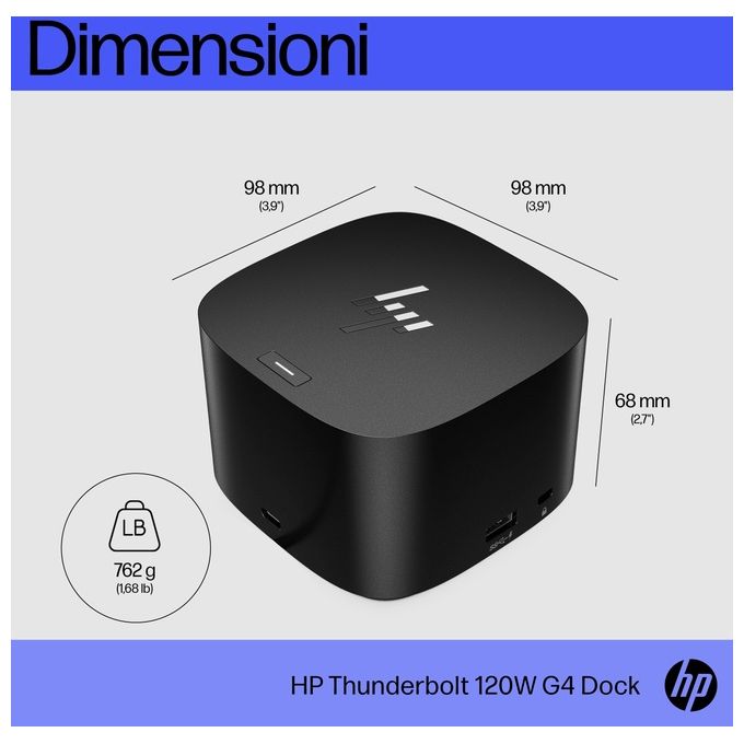 HP 4J0A2AA Thunderbolt Dock G4 Docking Station