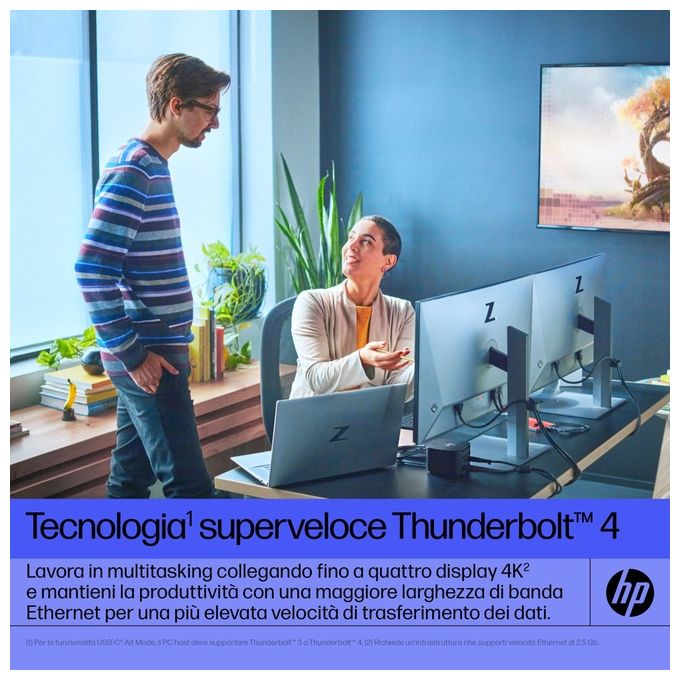 HP 4J0A2AA Thunderbolt Dock G4 Docking Station