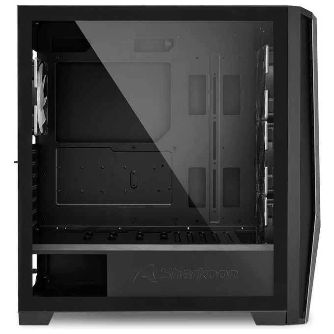 Sharkoon TG7M RGB Pc Case ATX Vetro Temperato 7 Slot Espansione 3x120mm Fan Front 1x120mm Fan Rear