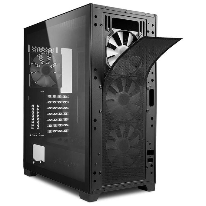 Sharkoon TG7M RGB Pc Case ATX Vetro Temperato 7 Slot Espansione 3x120mm Fan Front 1x120mm Fan Rear