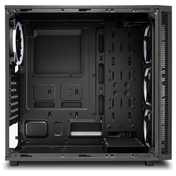 Sharkoon TG4M RGB Pc Case ATX Vetro Temperato 6 Slot Espansione 3x120mm Fan Front 1x120mm Fan Rear