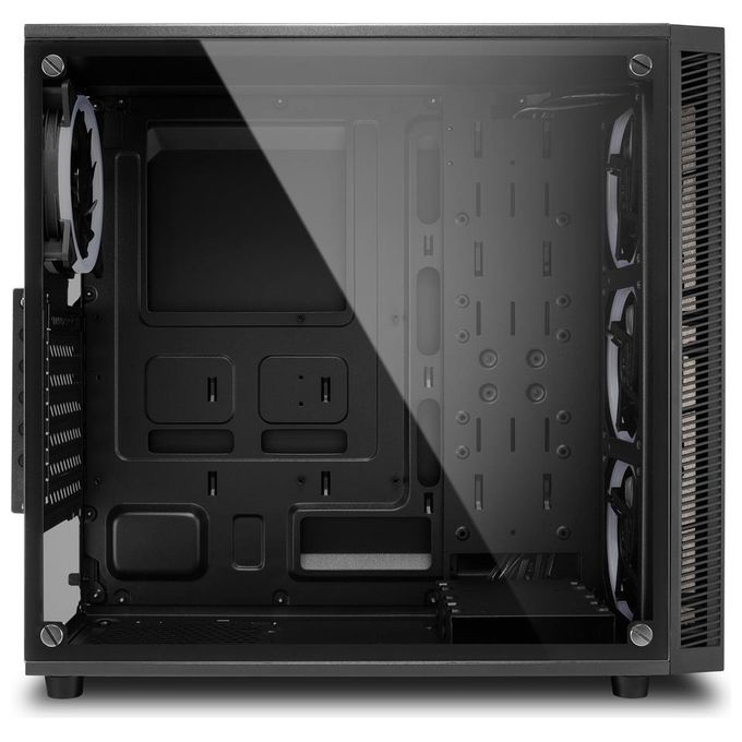 Sharkoon TG4M RGB Pc Case ATX Vetro Temperato 6 Slot Espansione 3x120mm Fan Front 1x120mm Fan Rear