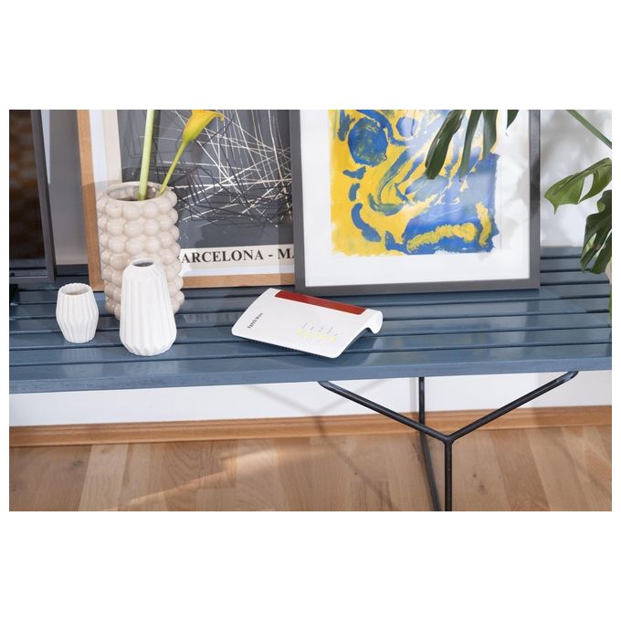 Fritz! Box 7510 AX Router Wireless Gigabit Ethernet Banda Singola 2.4 GHz Bianco