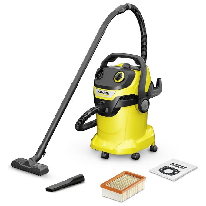 Karcher WD 5 V-25-5-22 Aspiratore Solidi-Liquidi Funzione Soffiante 1100W 25 Litri