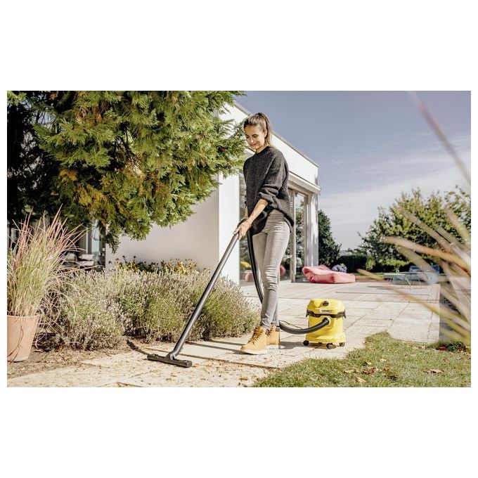 Karcher WD 2 Plus V-12-4-18-C Aspiratore Solidi-Liquidi Funzione Soffiante 1000W 12 Litri