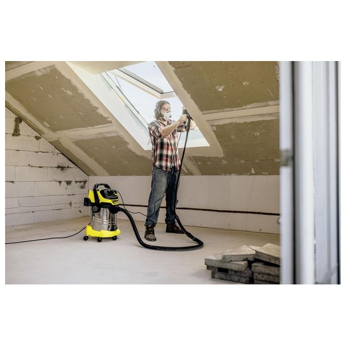 Karcher WD 6 P S V-30-6-22-T Aspiratore Solidi-Liquidi Funzione Soffiante 1300W 30 Litri