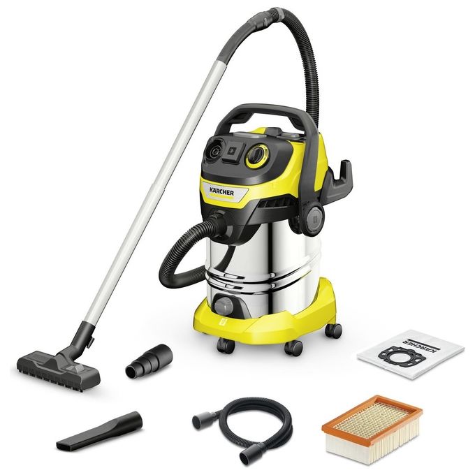 Karcher WD 6 P S V-30-6-22-T Aspiratore Solidi-Liquidi Funzione Soffiante 1300W 30 Litri