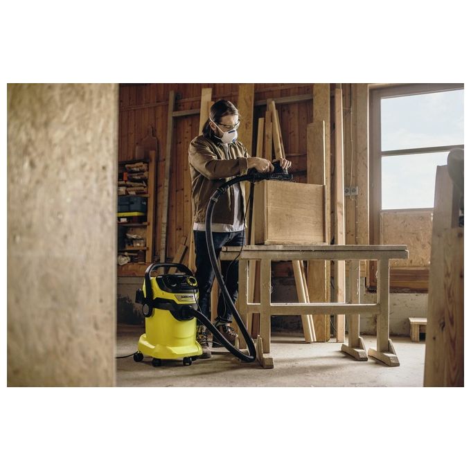 Karcher WD 5 P V-25-5-22 Aspiratore Solidi-Liquidi Funzione Soffiante 1100W 25 Litri