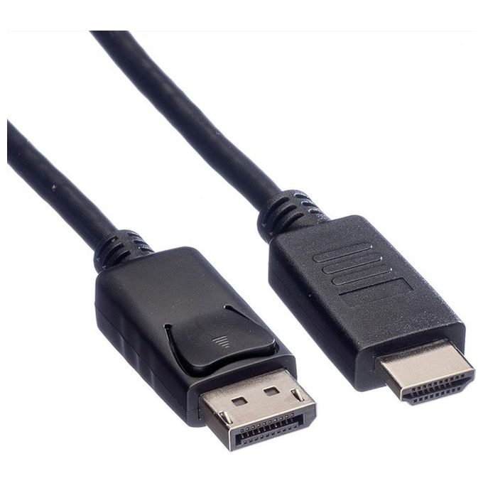 Roline Green Cavo Displayport DP - Hdtv M-M Nero 1mt