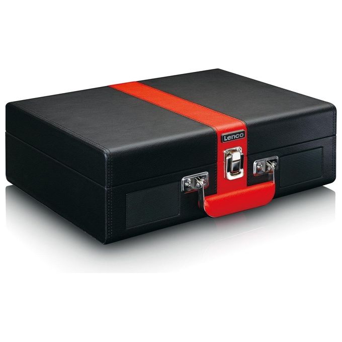 Lenco TT-110 Giradischi Nero-Rosso