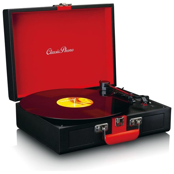 Lenco TT-110 Giradischi Nero-Rosso
