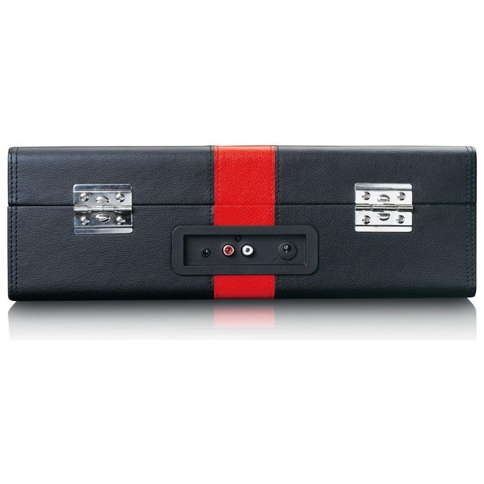 Lenco TT-110 Giradischi Nero-Rosso