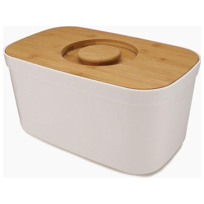 Joseph Joseph Porta Pane con Coperchio e Tagliere Bianco