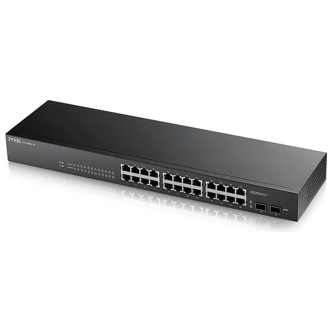 Zyxel GS-1900-24 v2 Gestito L2 Gigabit Ethernet 10-100-1000 1U Nero