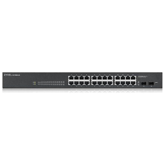 Zyxel GS-1900-24 v2 Gestito L2 Gigabit Ethernet 10-100-1000 1U Nero