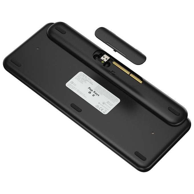 Logitech POP Keys Tastiera Meccanica Wireless con Tasti Emoji Personalizzabili Blast-Yellow