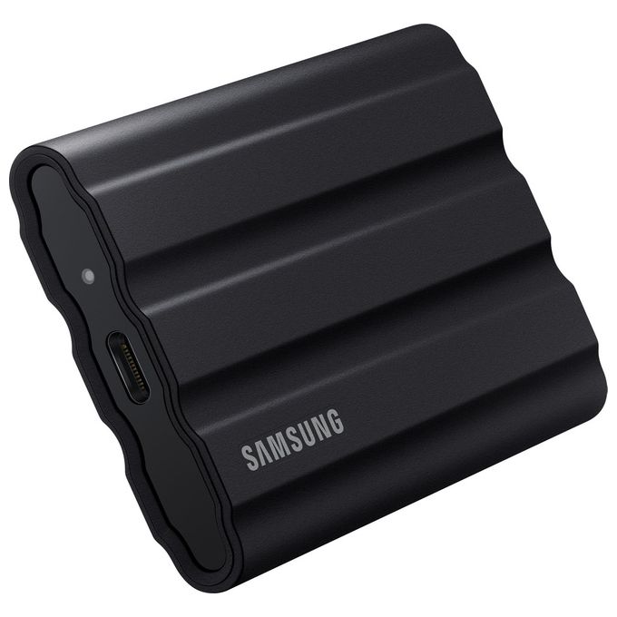 Samsung T7 Shield MU-PE2T0S SSD Crittografato 2Tb Esterno Portatile Usb 3.2 Gen 2 256 Bit AES Nero