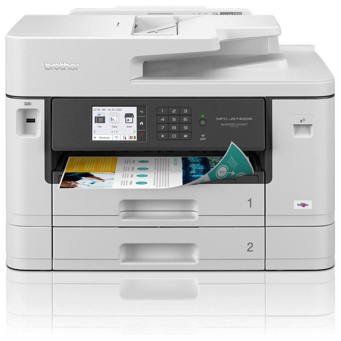 Brother MFC-J5740DW, Stampante Multifunzione Inkjet A3, WiFi, Fronte Retro, Colori
