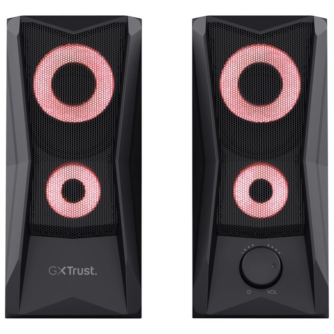 Trust GXT 606 JAVV Casse PC Gaming 2.0 Nero Cablato 12W