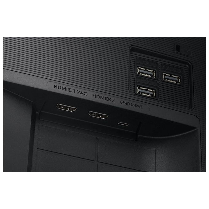 Samsung Smart Monitor M7 (S32BM700), Flat 32'', 3840x2160 (UHD 4K), Piattaforma Smart TV (Amazon Video, Netflix), Airplay, Mirroring, Office 365, Wireless Dex, Casse Integrate, WiFi, HDMI, USB Type-C