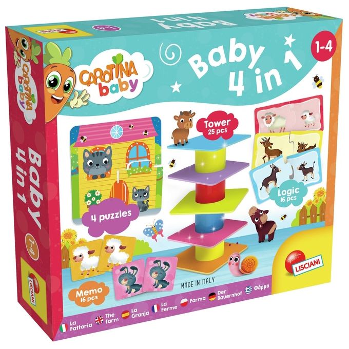Lisciani Educativo Carotina Baby 4 in 1