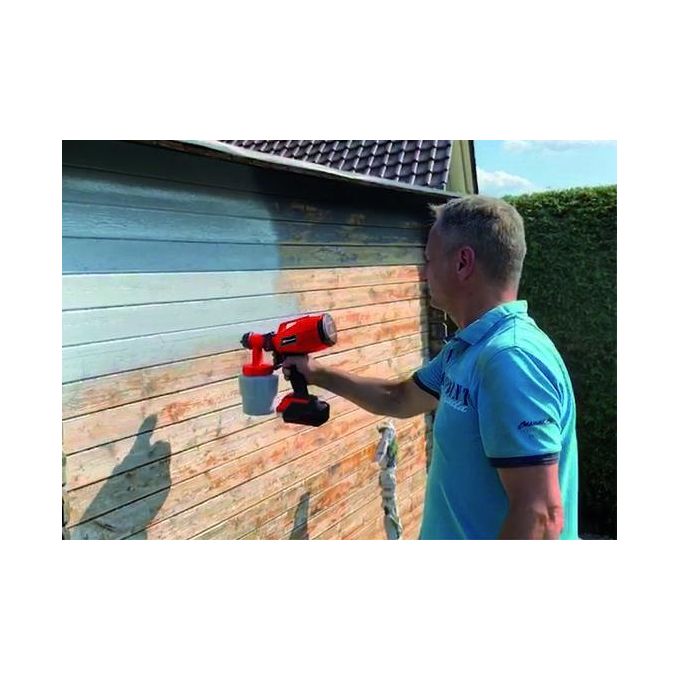 Einhell Pistola Spruzzo Batteria TC-SY 18-60 Li-Solo per Verniciatura Efficiente e Senza Fili