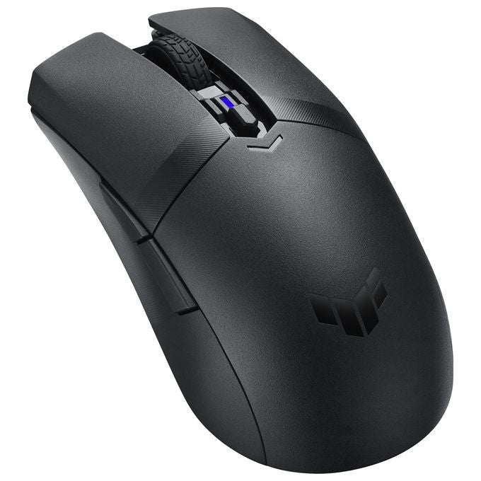 ASUS TUF Gaming M4 Wireless, Mouse Gaming, Super Leggero, Sensore Ottico 12000 DPI, 6 Tasti Programmabili, Scocca in PBT, Trattamento ASUS Antibacterial Guard, Cavo TUF Gaming Paracord, Nero