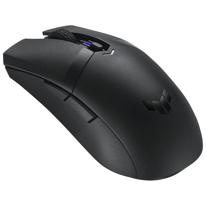 ASUS TUF Gaming M4 Wireless, Mouse Gaming, Super Leggero, Sensore Ottico 12000 DPI, 6 Tasti Programmabili, Scocca in PBT, Trattamento ASUS Antibacterial Guard, Cavo TUF Gaming Paracord, Nero