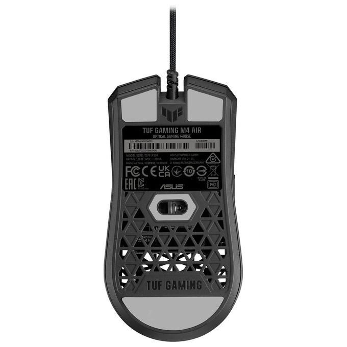 ASUS TUF Gaming M4 Air Mouse Ambidestro Usb Tipo A Ottico 16000 DPI