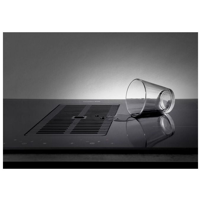 Foster 7391 245 Linea Milano Air Piano Cottura a Induzione con cappa aspirante integrata 4 Zone Touch control 86 cm Nero