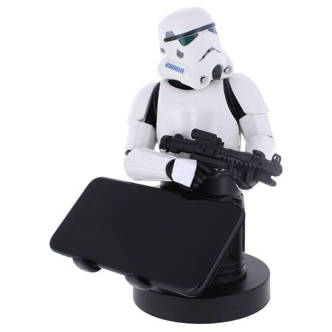 Exquisite Gaming CGCRSW400357 Cable Guys Remnant Stormtrooper The Mandalorian Supporto Smartphone Controller 20 cm colore Bianco