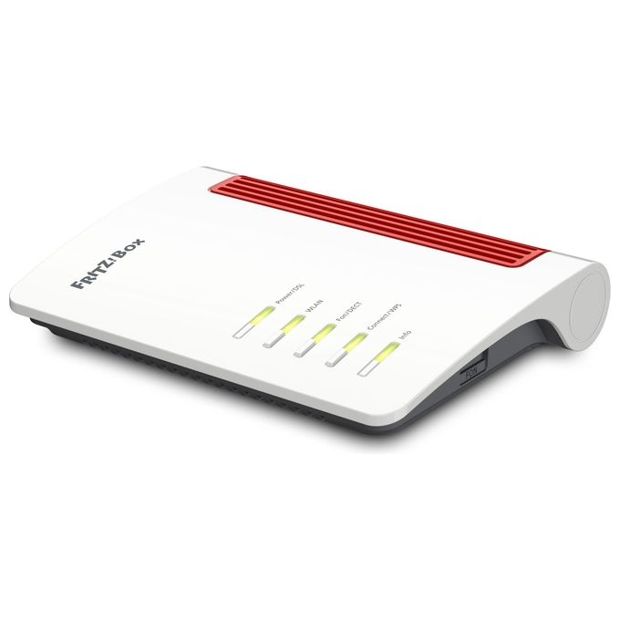Fritz! Box 7510 AX Router Wireless Gigabit Ethernet Banda Singola 2.4 GHz Bianco