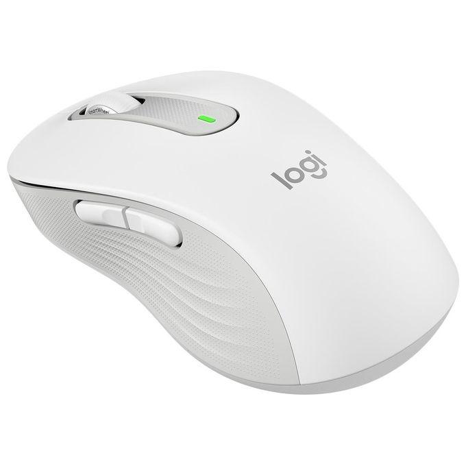 Logitech Signature M650 L Mouse Wireless Full Size Bianco