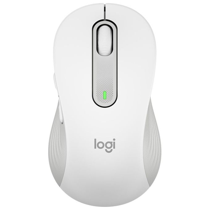 Logitech Signature M650 L Mouse Wireless Full Size Bianco