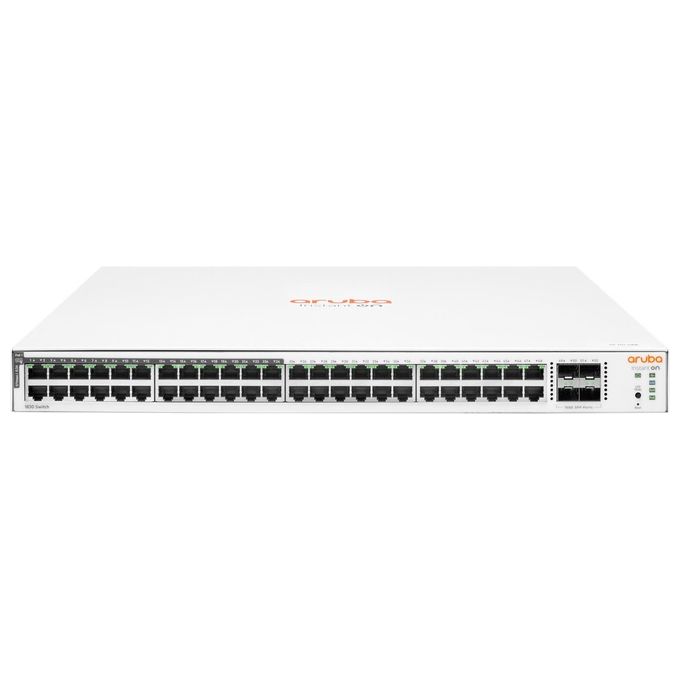 HP Enterprise Aruba Instant On 1830 48G 24p Class4 PoE 4SFP 370W Gestito L2 Gigabit Ethernet 10-100-1000 Supporto Power over Ethernet 1U