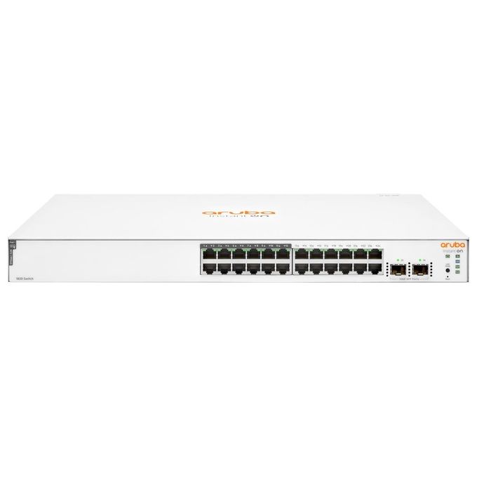 HP Enterprise Aruba Instant On 1830 24G 12p Class4 PoE 2SFP 195W Gestito L2 Gigabit Ethernet 10-100-1000 Supporto Power over Ethernet 1U