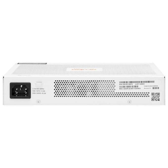 HP Enterprise Aruba Instant On 1830 8G 4p Class4 PoE 65W Gestito L2 Gigabit Ethernet 10-100-1000 Supporto Power over Ethernet 1U