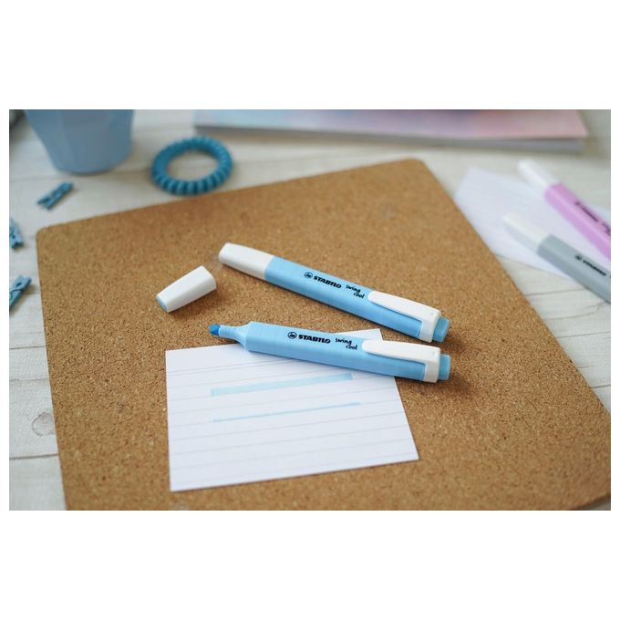 Stabilo Confezione 10 Swing Pastel Breezy Blue