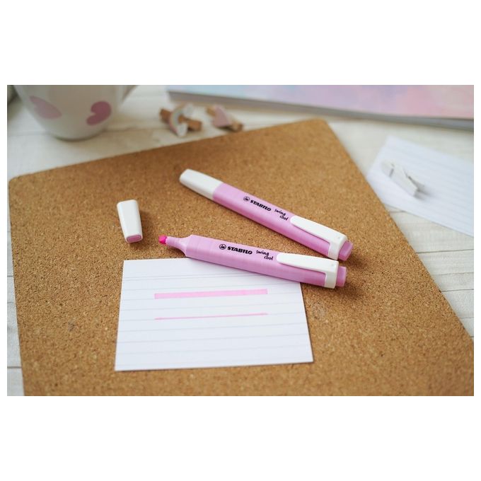 Stabilo Confezione 10 Swing Pastel Froz Fucsia