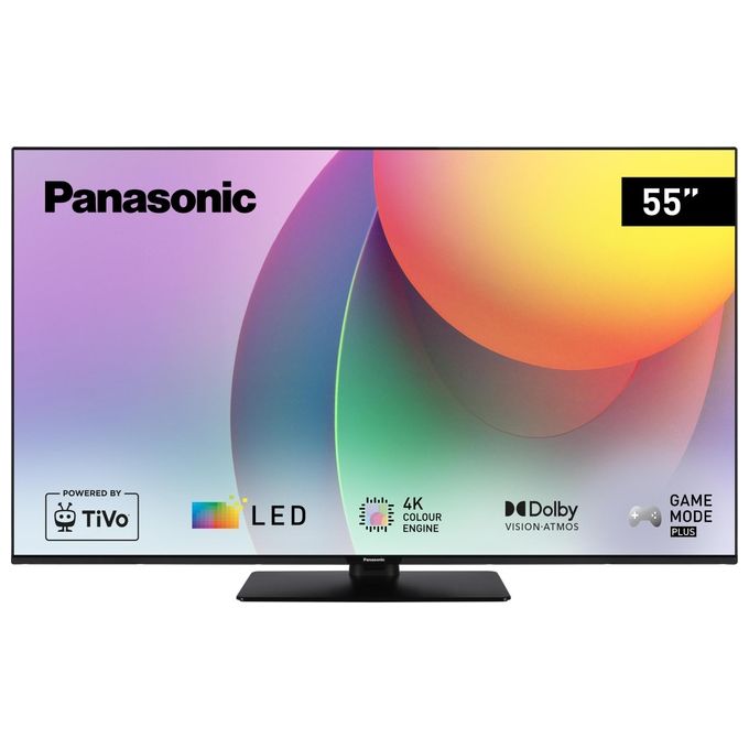 Panasonic TB-55W60AEZ Serie W60 55 inch 4K Ultra HD LED Smart TV 2024 TiVo Colour Engine 4K Dolby Vision e Atmos Game Mode Plus Per un  Esperienza Visiva Ottimale