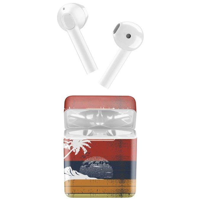 Cellular Line Music Sound Title to Set Auricolari Bluetooth Tws Spiaggia