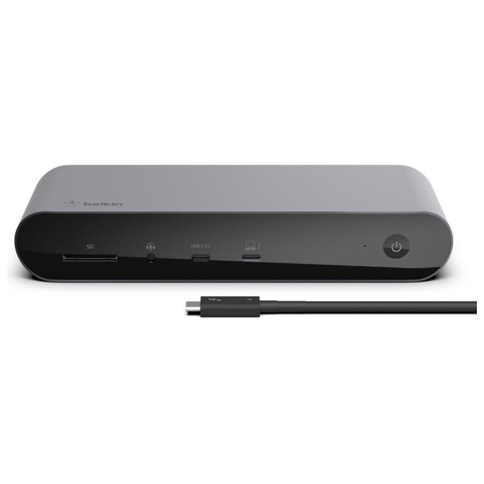 Belkin Thunderbolt 4 Dock Pro Cablato Nero