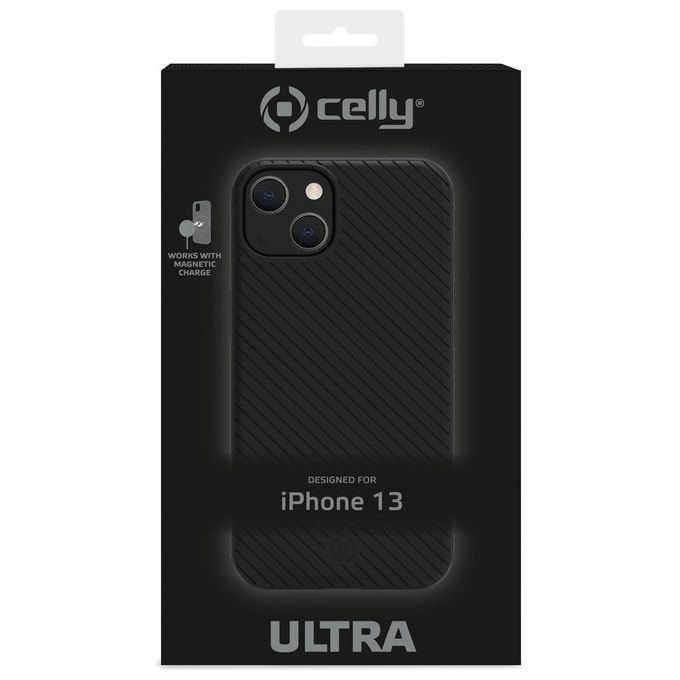 Celly Ultramag Cover per iPhone 13 Nero