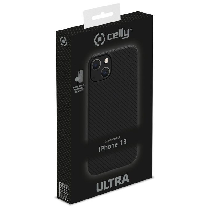 Celly Ultramag Cover per iPhone 13 Nero