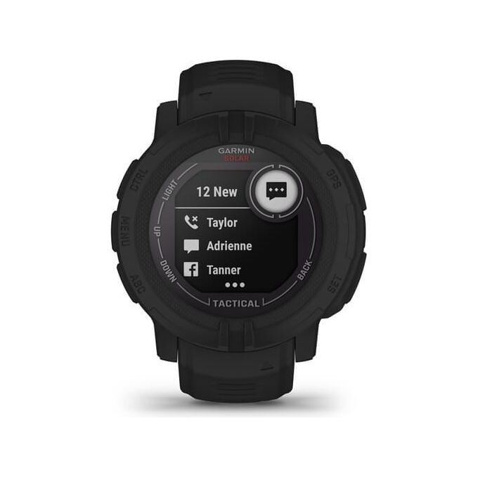 Garmin Instinct 2 Solar Tactical Edition 45mm 0.9'' GPS Sport Salute Notifiche Black