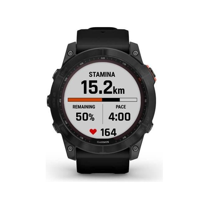 Garmin Fenix 7X Solar Edition 51mm 1.4'' GPS Sport Salute Notifiche Slate grey - Black