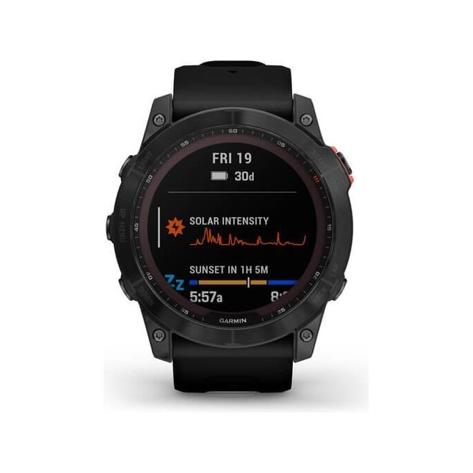 Garmin Fenix 7X Solar Edition 51mm 1.4'' GPS Sport Salute Notifiche Slate grey - Black