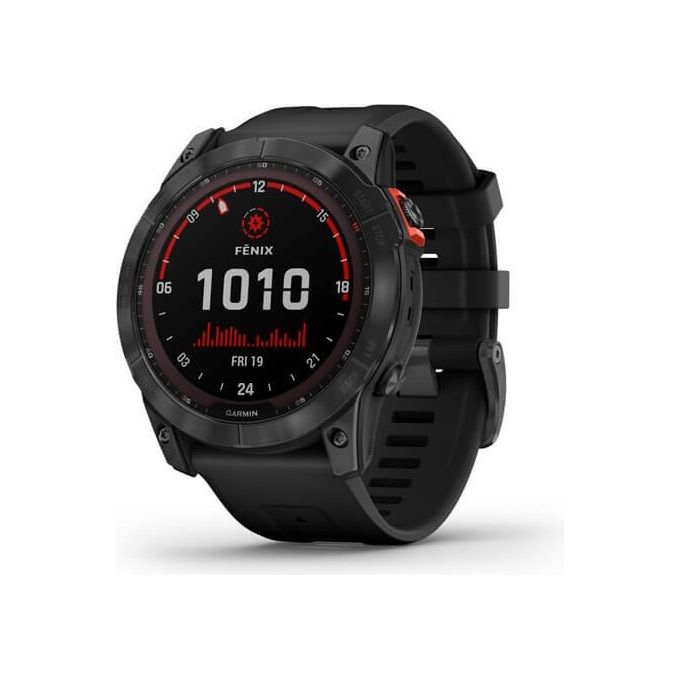 Garmin Fenix 7X Solar Edition 51mm 1.4'' GPS Sport Salute Notifiche Slate grey - Black