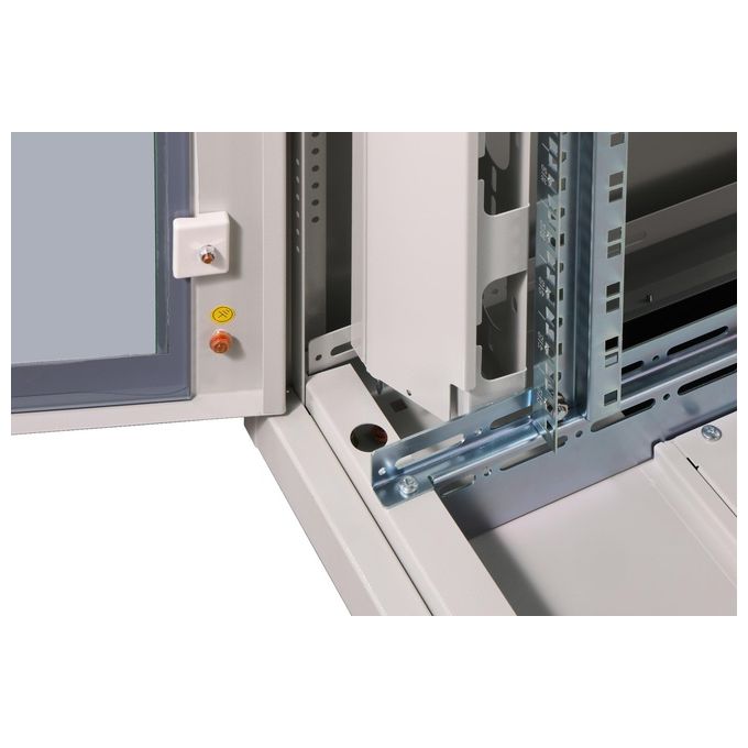 Digitus armadio 42 unita' linea professionale mm. (a)2020 x (ll)800  x (p) 1000 colore grigio chiaro ral7035